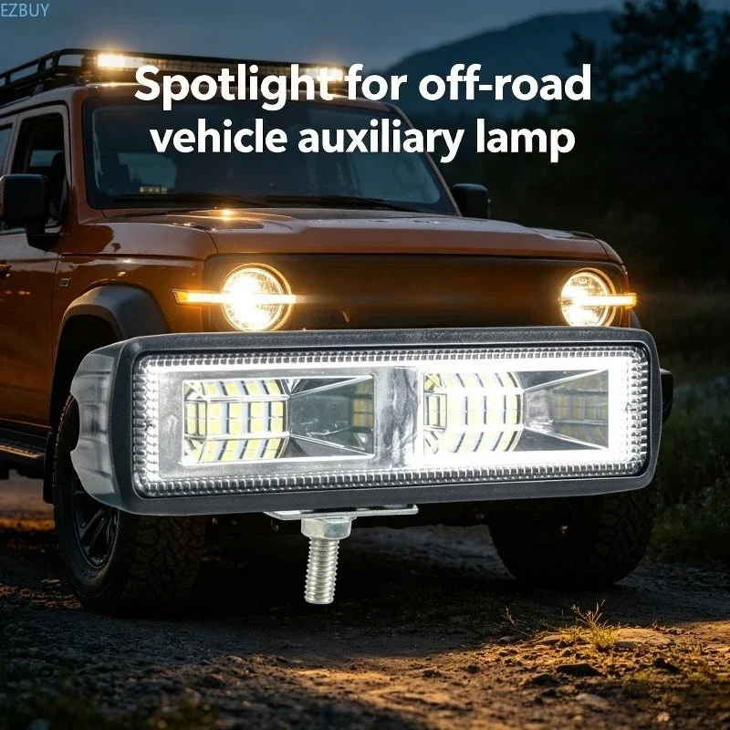 Car LED Work Light Single Row Car Off-Road Vehicle LED Lights Motorcycle Single Row Work Light