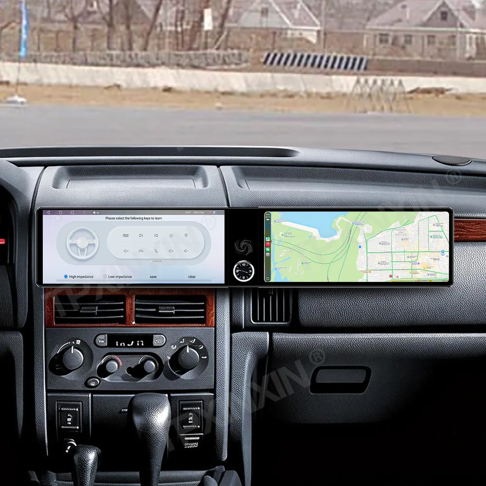 

Автомагнитола Android Auto Carplay для Jeep Grand Cherokee WJ 1998-2005, 24.6-дюймовый двойной экран, GPS-навигация, мультимедийный проигрыватель, головное устройство