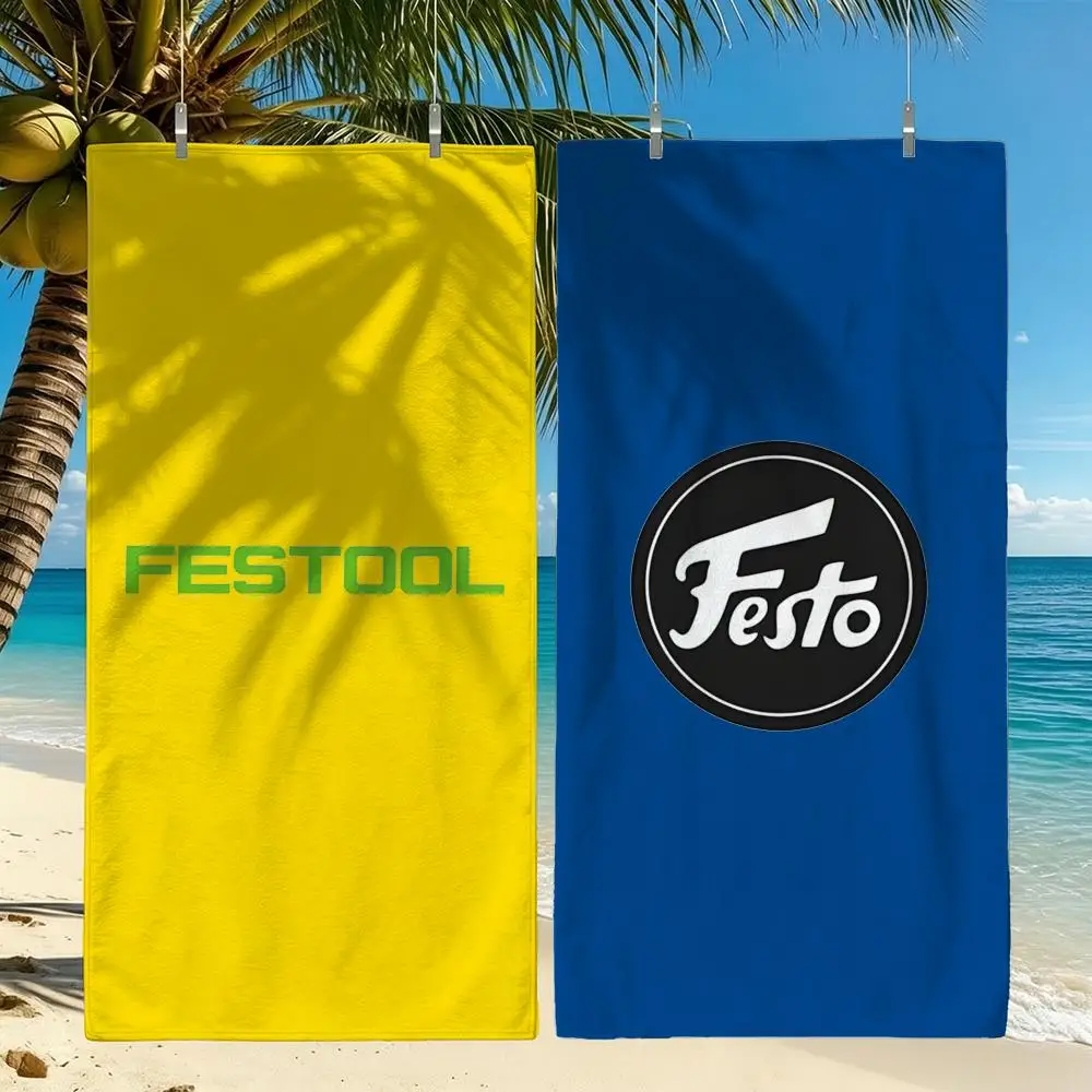 Brand Festool Towel Towel Beach Towel Oversized Quick Dry Towel Absorbent Soft Swim BeachTowels for Men Women