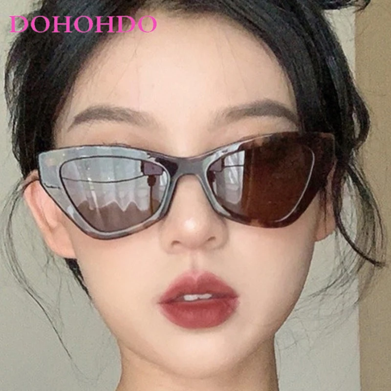 

Trendy Cat Eye Sunglasses Women Brand Designer Vintage Small Frame Ladies Sunglass Men Outdoor Sun Glasses UV400 Oculos De Sol