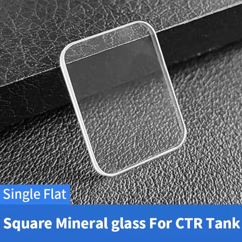 Square Flat Octagon Crystal For CTR Tank High Quality Mineral Glass For Drive ANTOS DE Watch Parts Replacement Wholesale
