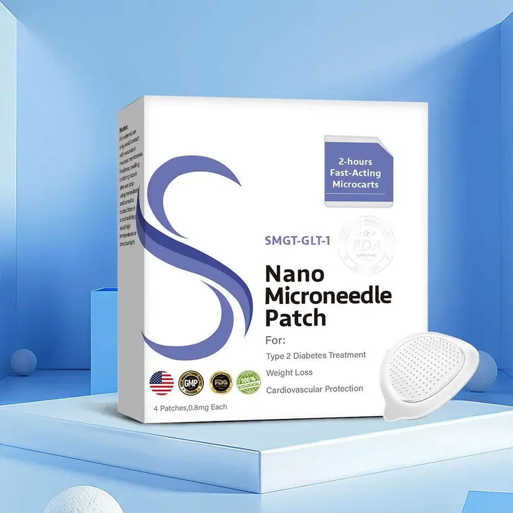 Smgt-glt-1 Nanos Microneedles Patch Long-lasting Glp-1 Microneedlepatch Ultra-thin Gentle Microneedles Painless For Men Women