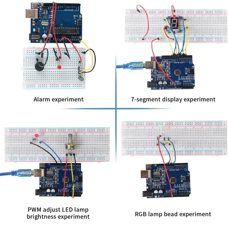 مجموعة أدوات تشغيل RFID لـ Arduino UNO R3 نسخة مطورة من مجموعة التعلم مع صندوق البيع بالتجزئة مجموعات أدوات إلكترونية ذاتية الصنع