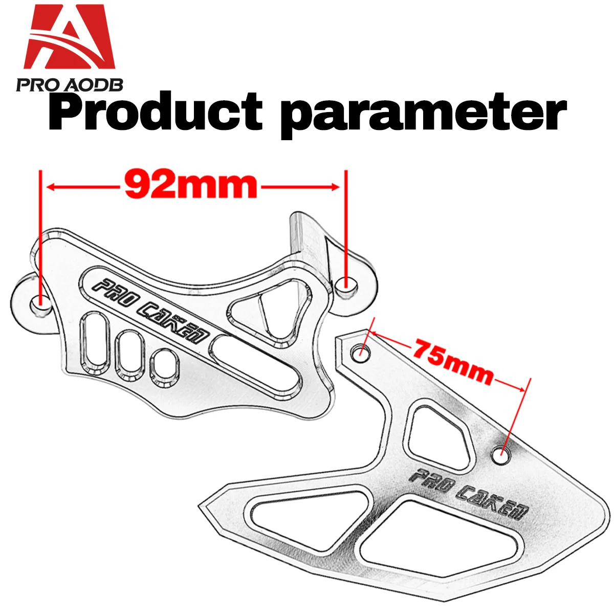 CNC Aluminum Rear Brake Disc Guard For CR125 CR250 CRF250R 450R 250X 450X 250RX 450RX 2002-2021 Dirt Bike Protector