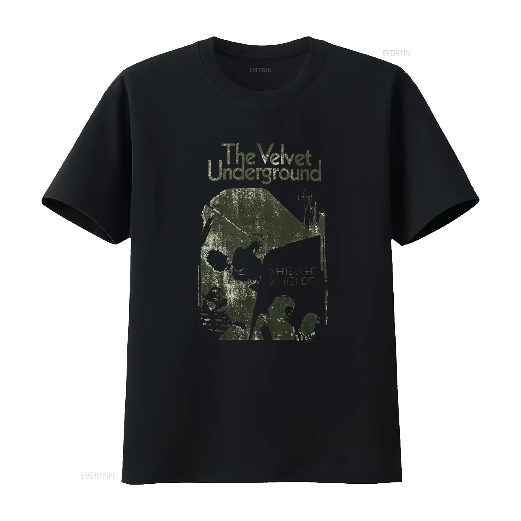 Velvet Underground White Light T Shirt Mens Licensed Rock N Roll Vintage vintage Washed Stretched designer clothes Stylish