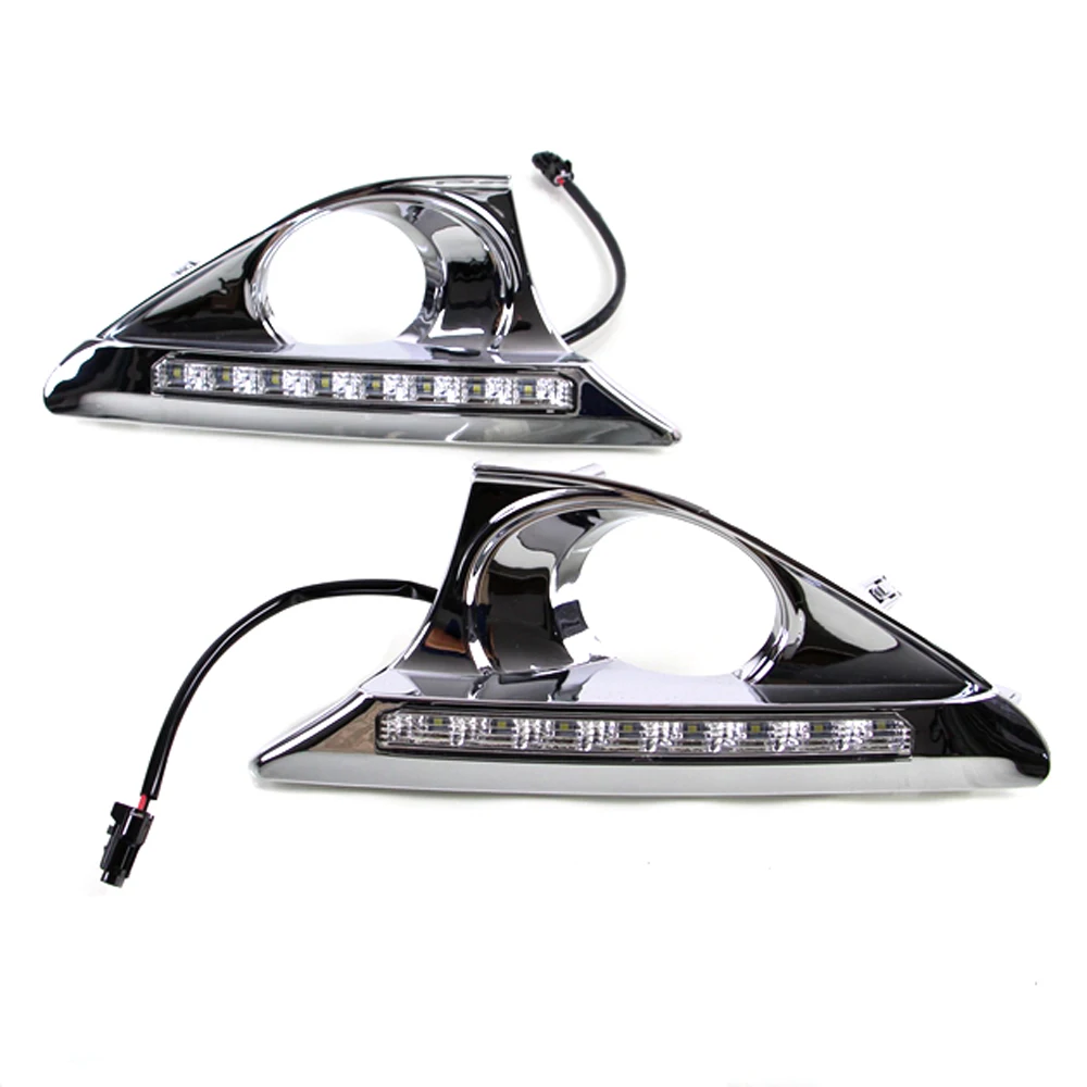 LED DRL Fog Lamp for Toyota Camry 2012-2014 / Aurion 2012 2013 2014 2015 2016 2017 2018 19 Daytime Running Light W/ Turn Signal