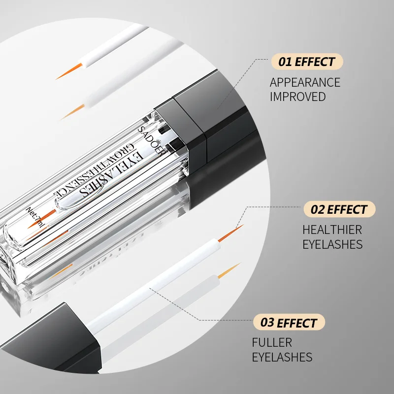 マスカラは、濃くカールしたまつげと眉毛を自然に保湿し、厚くし、栄養を与え、修復します。