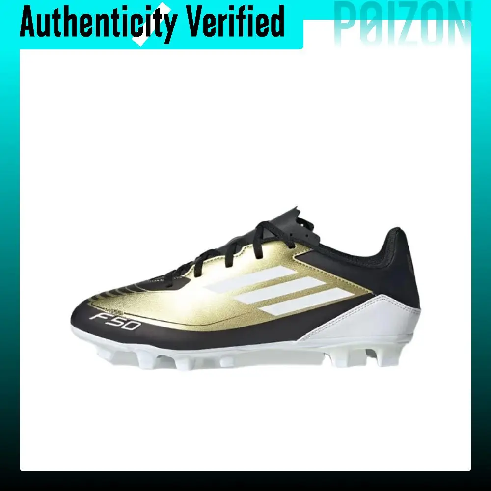 scarpe-da-calcio-adidas-f50-club-per-campi-in-erba-sintetica-antiscivolo-resistenti-all'abrasione-da-uomo-colore-nero-e-oro-modello-ig9331