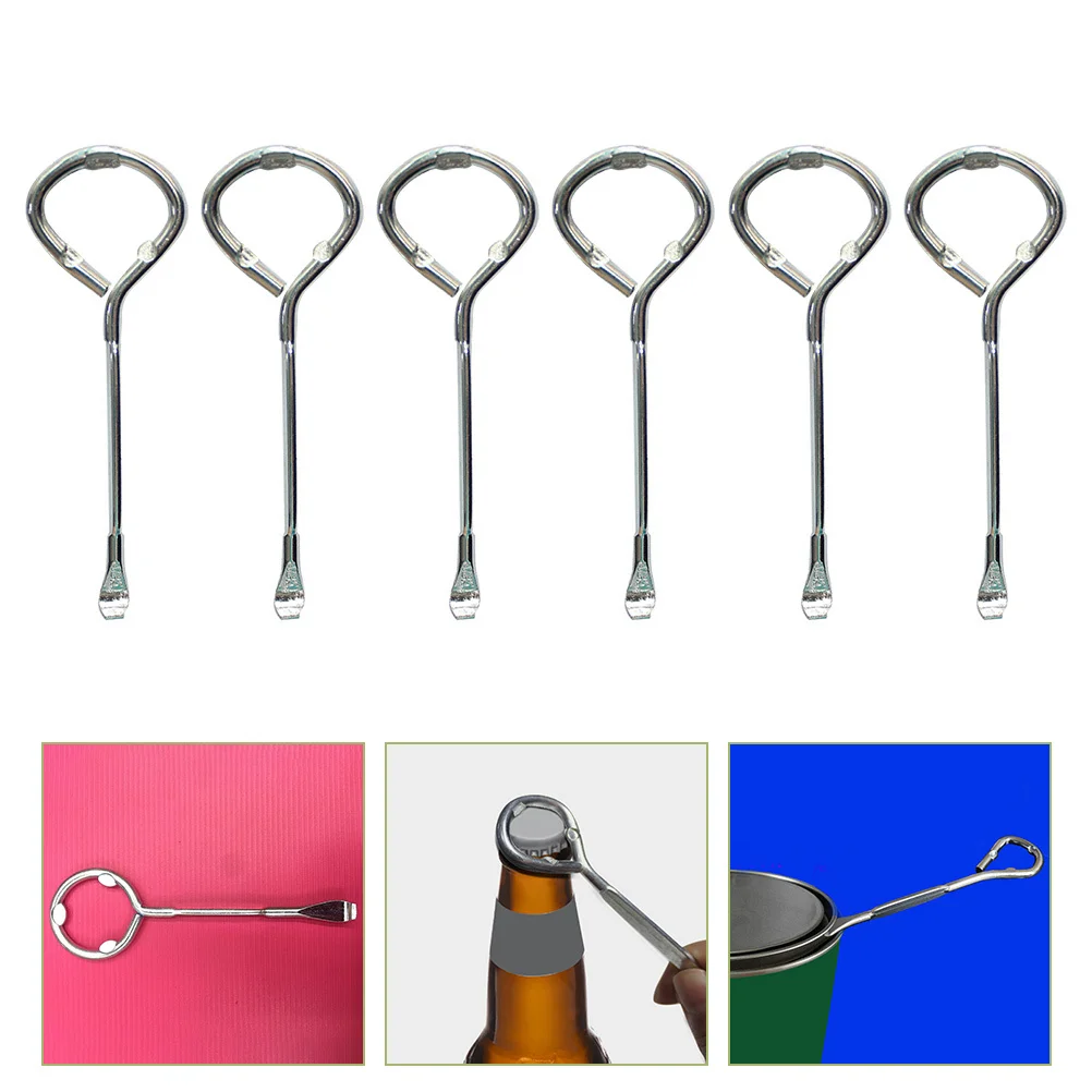 

6pcs Metal Tools Paint Can For Bucket Lid Bottle Durable Sturdy Long Service Life Paint Tank Under Cabinet Can Opener Tool Set