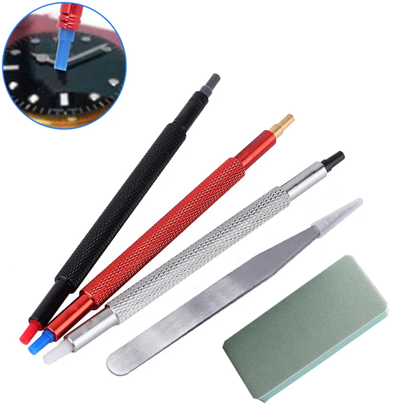

3/5PCS Watch Hand Pressers Pusher Fitting Set Kit Watchmakers Wristwatch Repair Tool Watch Tools For Repair Tool Set Tweezers
