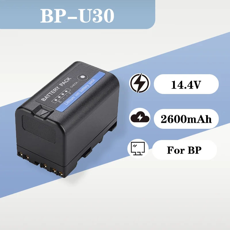 

Rechargeable Replacement Battery For BP U30 BP U60 BP U90 PXW FS7 Camera 14.4V 2600mAh