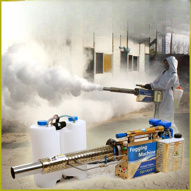 Disinfection Pulse Water Mist Fog Machine Fruit Tree Paddy Field Agricultural Greenhouse Medicinal Machine Cold Mist Machine