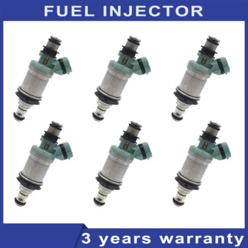 Set Of 6 23250-46050 Fuel Injectors For Lexus GS300 Supra 3.0L 1993-1997