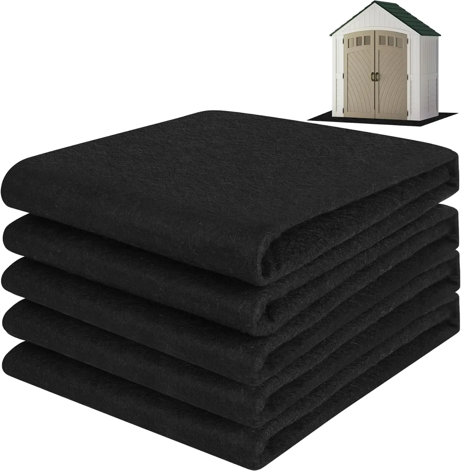 

Waterproof Outdoor Shed Floor Mat, 10x10 FT Non-Slip Backing for Dust and Oil Protection