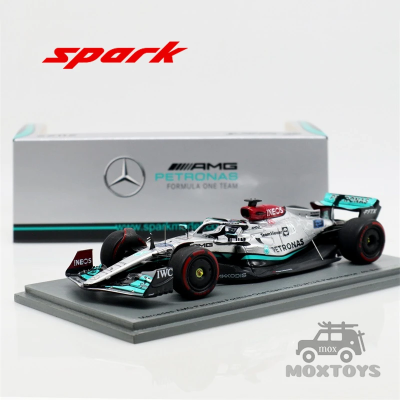 

Spark 1:43 Petronas F1 W13 No.63 4rd Bahrain GP 2022 George Russell Diecast Model Car