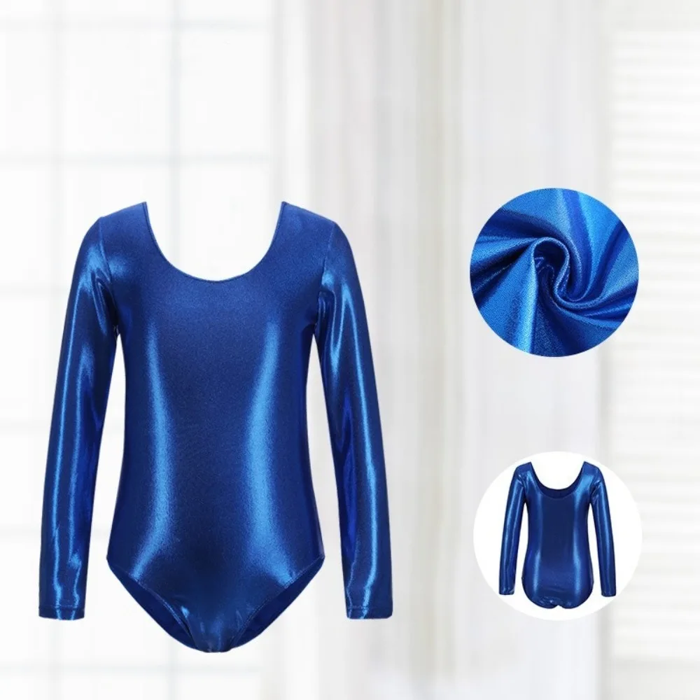 

Summer Toddler Latin Dance Costume with Gold Foil - Girls' Practice & Competition Outfit