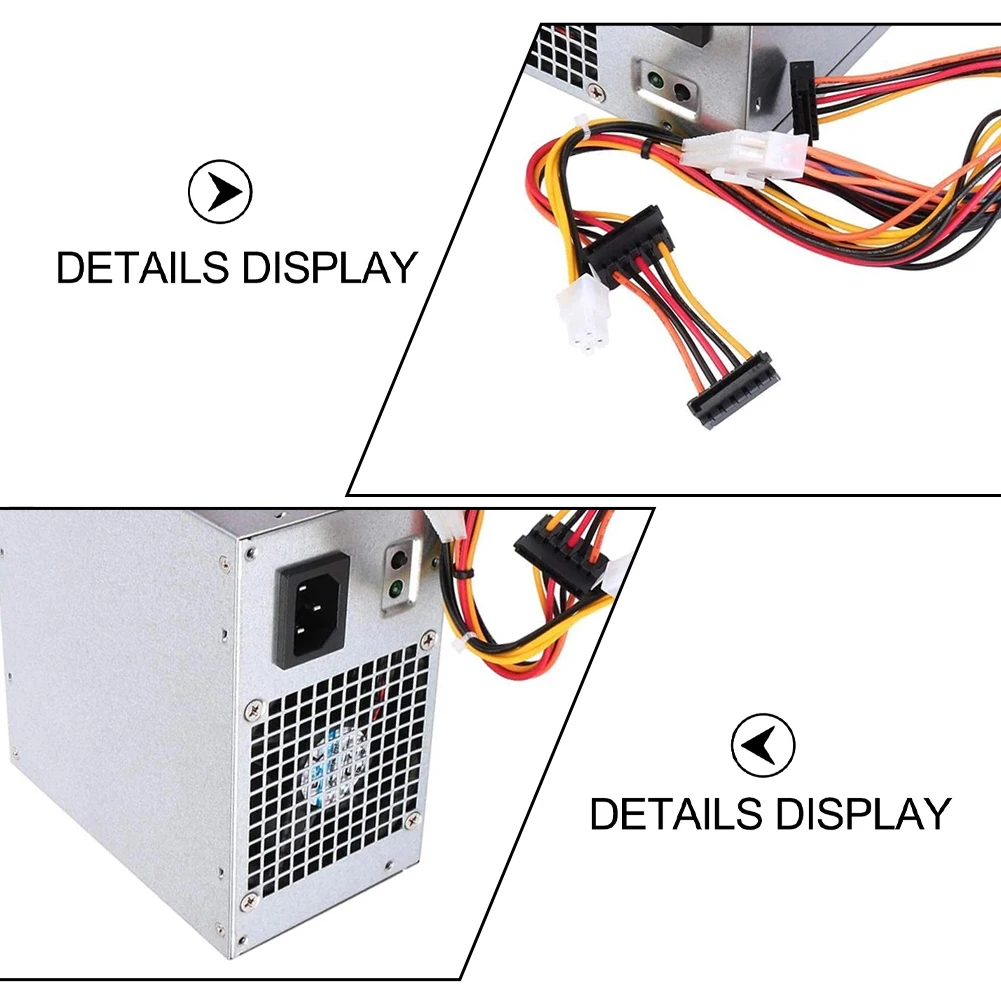 Quiet Cooling Fan Desktop ATX PSU For Home Use Overvoltage Protection Overvoltage Protection Power Supply Switching Power Supply
