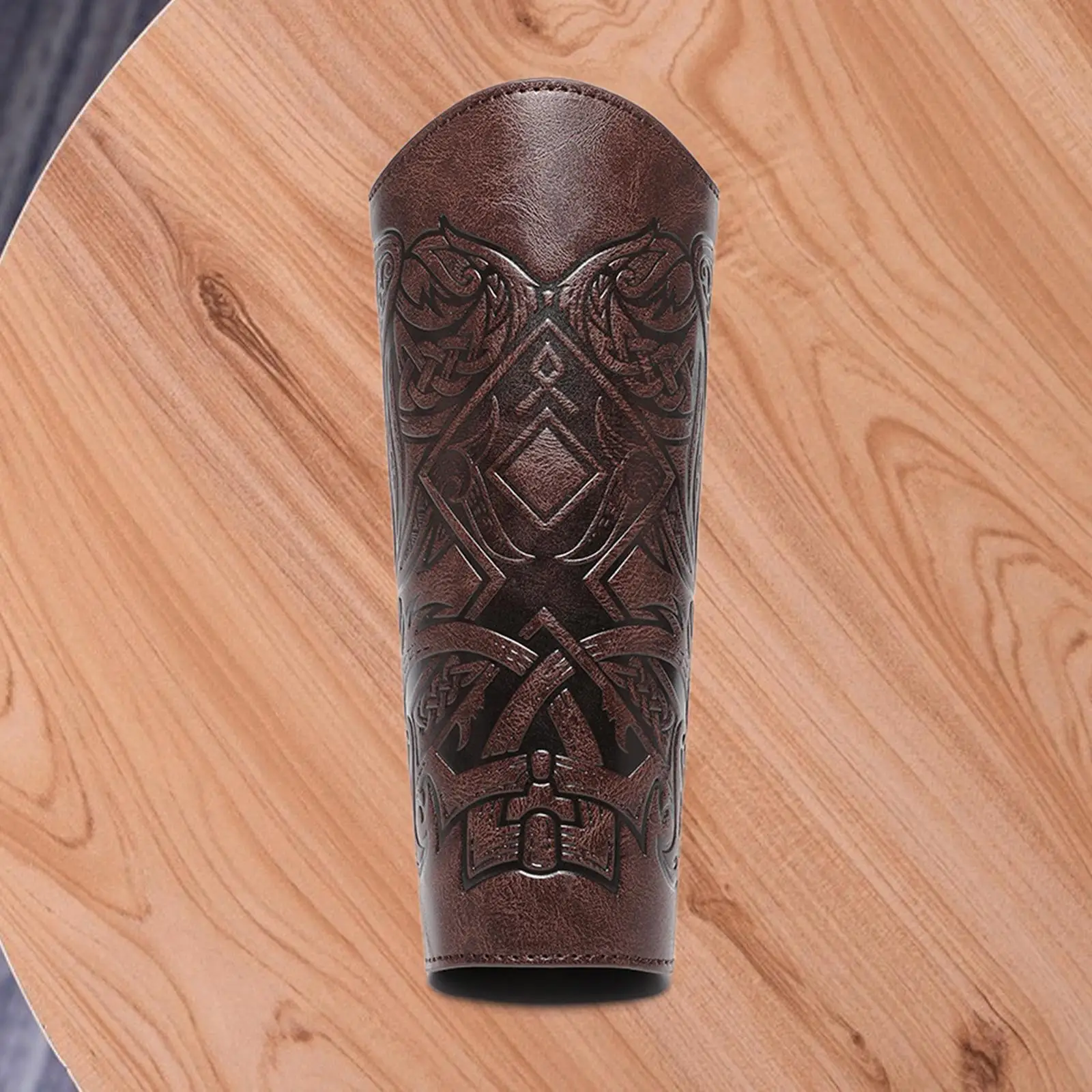 ปลอกแขนปรับได้ หนัง PU สายรัดข้อมือสำหรับงานแฟนซี สไตล์ยุคกลาง สำหรับเต้นไลน์แดนซ์ ฮาโลวีน คอสเพลย์