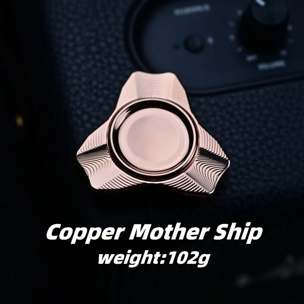 الحركية آسيا Pacifi EDC MotherShip تململ سبينر الفولاذ المقاوم للصدأ ألعاب متململة للبالغين ثلاثة شفرات تململ سبينر #4