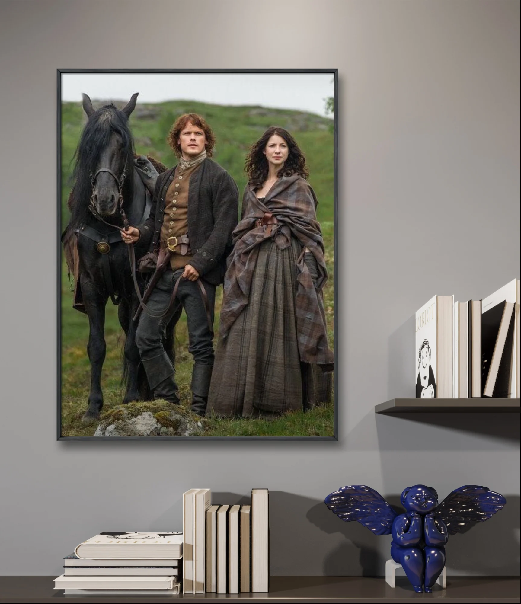 Outlander 5D Diamond Painting Claire Randall And Jamie Fraser Poster Hand Diamond Embroidery Cross Stitch Art Mosaic Home Decor