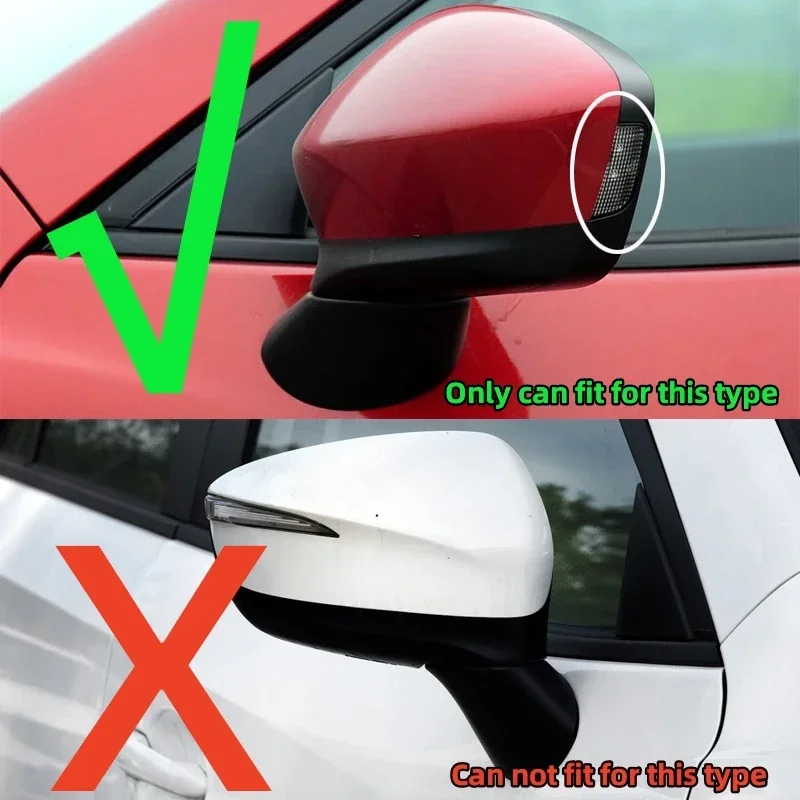 Left Right Car Wing Door Outside Rearview Mirror Lower Cover Housing For Mazda CX-5 CX5 2013 2014