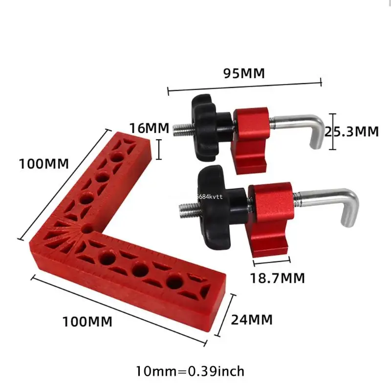 90 Degree Positioning Squares, Aluminium Alloy Corner Clamping Square Dropship