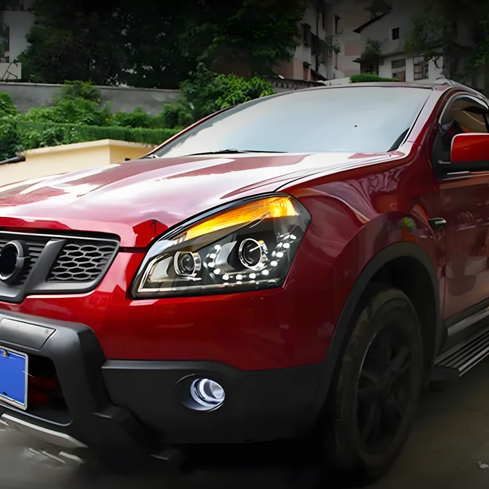 

For Nissan Qashqai 2008-2016 Car Front Lamps LED Auto Headlights Assembly Upgrade Projector Lens High Configure Accessories