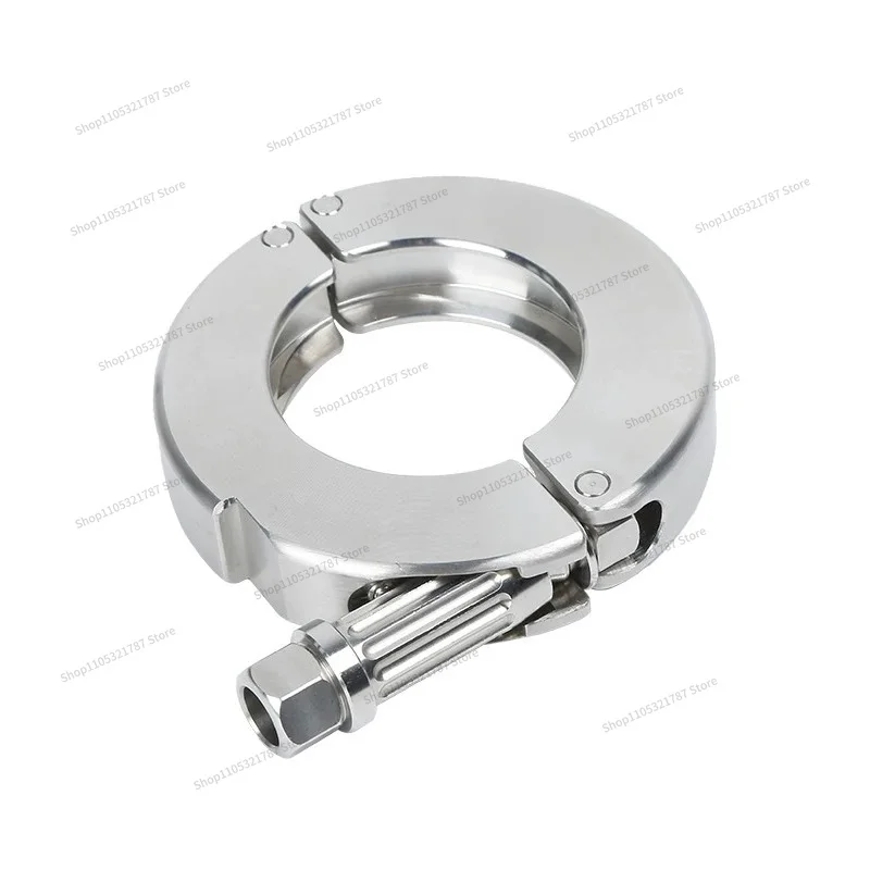 For 304 Stainless Steel Weighted Outlet Positive Arc KF Fine Car Vacuum Clamp Fast Clamping Pipe KF16-50