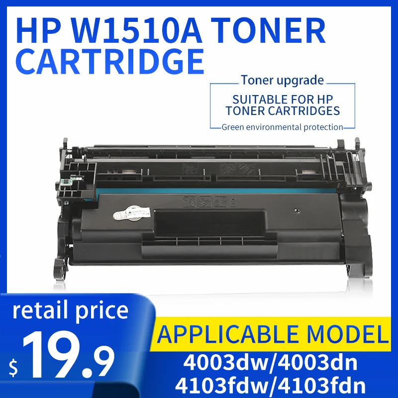 cartucho de toner hp laserjet pro 4003dw 4003dn cartucho de impressora mfp 4103fdw 4103fdn hp w1510a 01