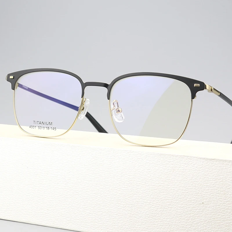 

Ultralight Pure Titanium Eyeglasses Glasses Frame Handmade Men Women Spectacles Eyewear Optical Myopia Frames