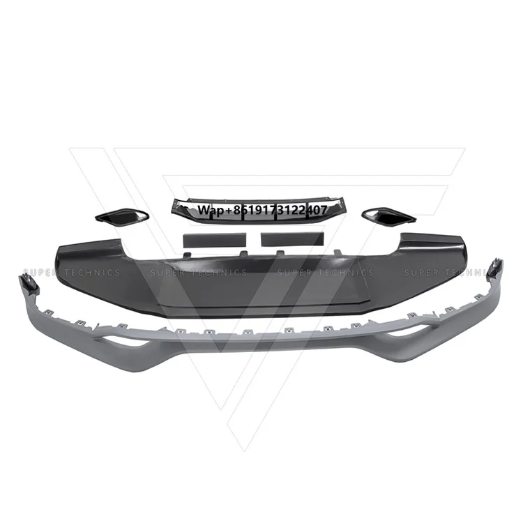 

For 958.2 2015-2017 PP Front Lip Tech Style