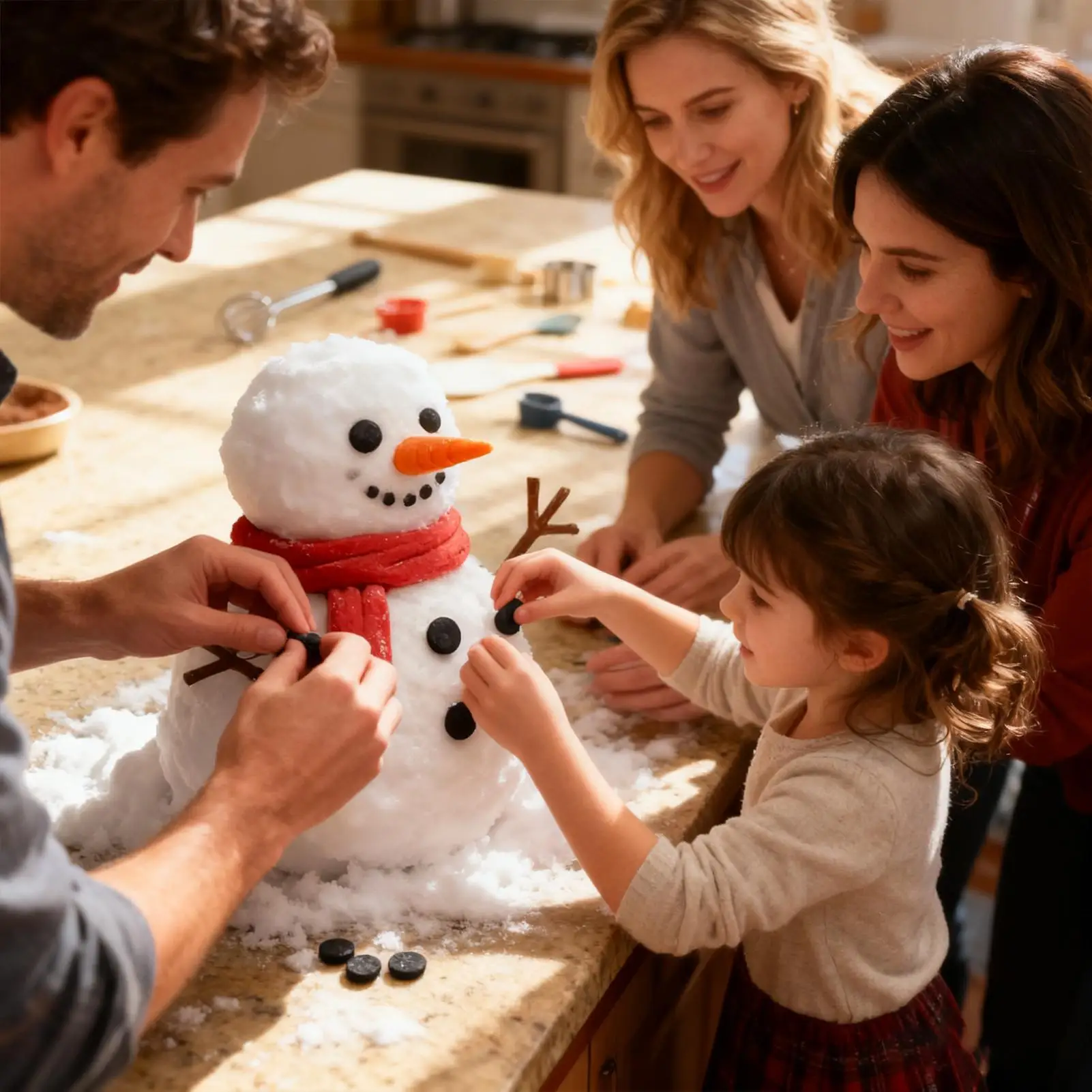 

Рождественский набор для рукоделия в виде снеговика, рождественские украшения, забавный набор в виде снеговика, рождественские поделки для детей, подростков, мальчиков и девочек, семья