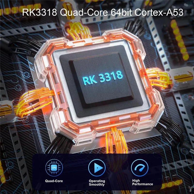 A73E-Quad-Core Cortex-A53 Smart für Home Gateway 4G+ 32G USB 3.0/2.0 unterstützt Zigbee2mqtt ZHA, ideal für Hausautomationsgeräte