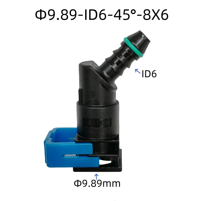 9.49mm-ID12 SAE 3/8 złącze rury paliwa auto linia paliwa szybkie złącze plastikowe kobiece nylonowe złącze 2 sztuk wiele