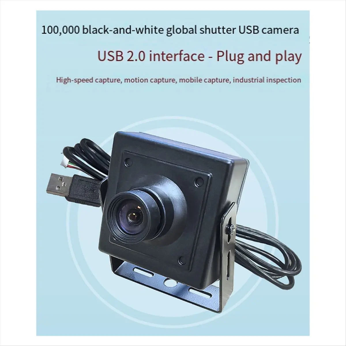 (DT37) OV92811MP Global Shutter USB Camera Module 120FPS Black and White High-Speed Capture 100 Degrees Use Driver-Free