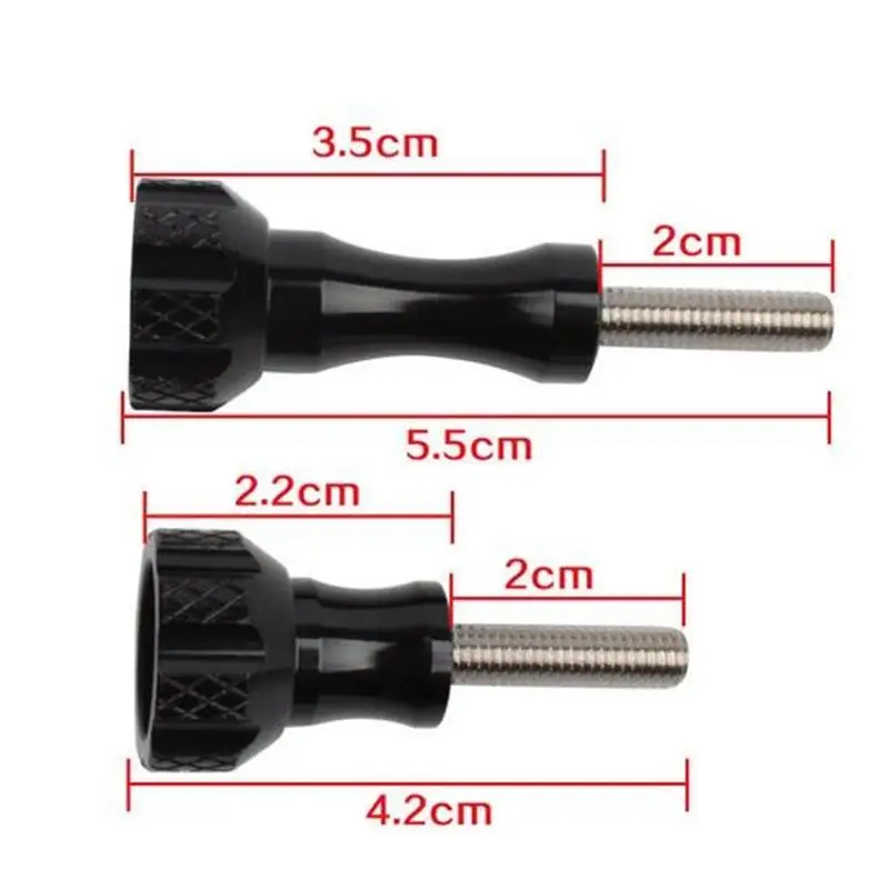 عمل برغي من سبائك الألومنيوم لهاتف Xiaomi Yi GoPro Hero 13121109875   SJCAM SJ4000/6/8/10 EKEN H9 محول محول جبل الملحقات