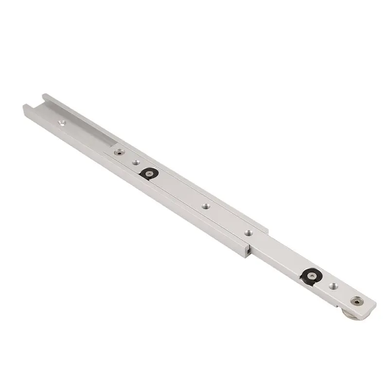 [NEW!A08R】 T Track Miter Bar Slider,Aluminium Alloy Miter Bar,Jig And Fixture Bar Slider Table Saw Gauge Rod Wiith Chute