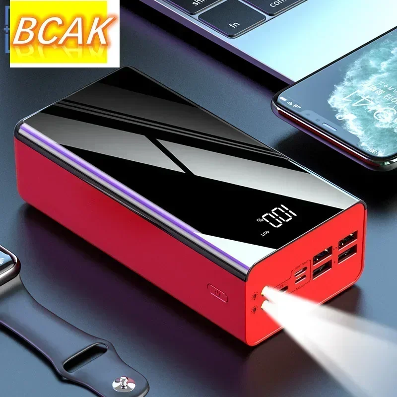 BCAK Outdoor 50000MAh 100000   Hurtownia fabryczna MAh Power Bank o bardzo dużej pojemności 2A Szybkie ładowanie Dostosowany mobilny PowerBank