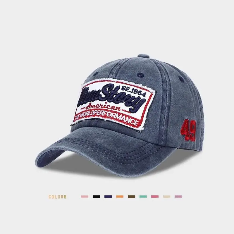 Vintage Washed Cotton Baseball Cap Women Men Unisex Hats For Casual Soft Top Outdoor Casual Sport Cap Suncreen Sunhat