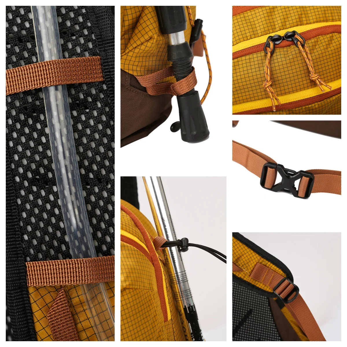 خفيفة الوزن نايلون عالية السعة المشي لمسافات طويلة في الهواء الطلق على ظهره للجنسين دائم 20L محايد حقيبة السفر متعددة الأغراض حقيبة ظهر عادية #6