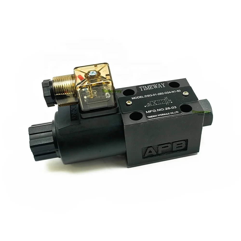 

TIMEWAY Hydraulic Control Valve DSG-01-2B2-D24-N1-50 Solenoid Operated Directional Valve DSG-03-2B2-D24-N1-50