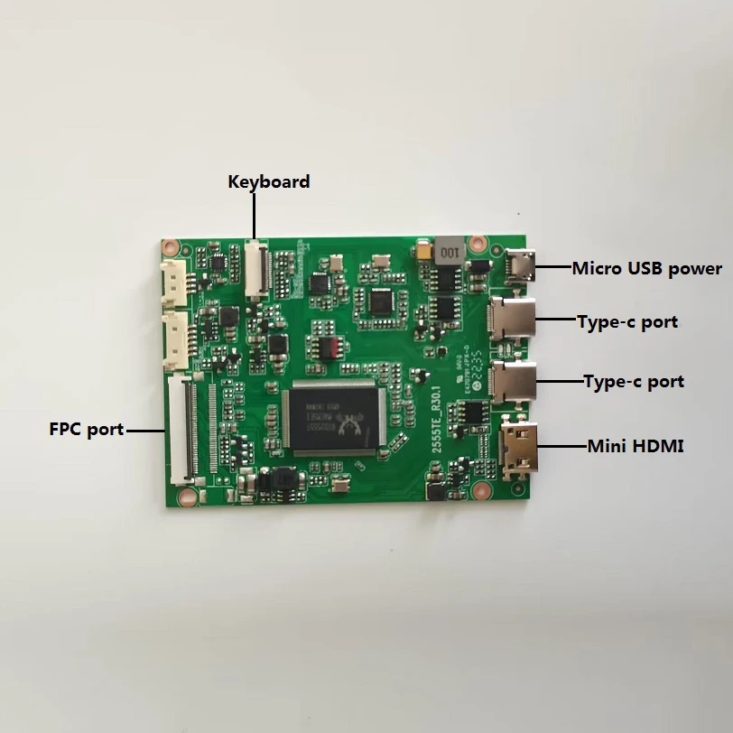 Imagem -02 - Edp Controller Board Kit para N156bge N156bge-e21 Mini Compatível com Hdmi Micro Usb Tipo-c Tela Lcd Monitor de 30pin 15.6 1366x768