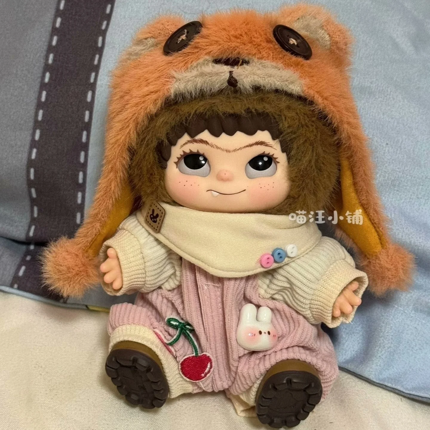 

Модный хлопковый плюшевый нагрудник для куклы Wakuku 20 см, модные аксессуары для кукол, праздничная одежда для игр и коллекционные фигурки