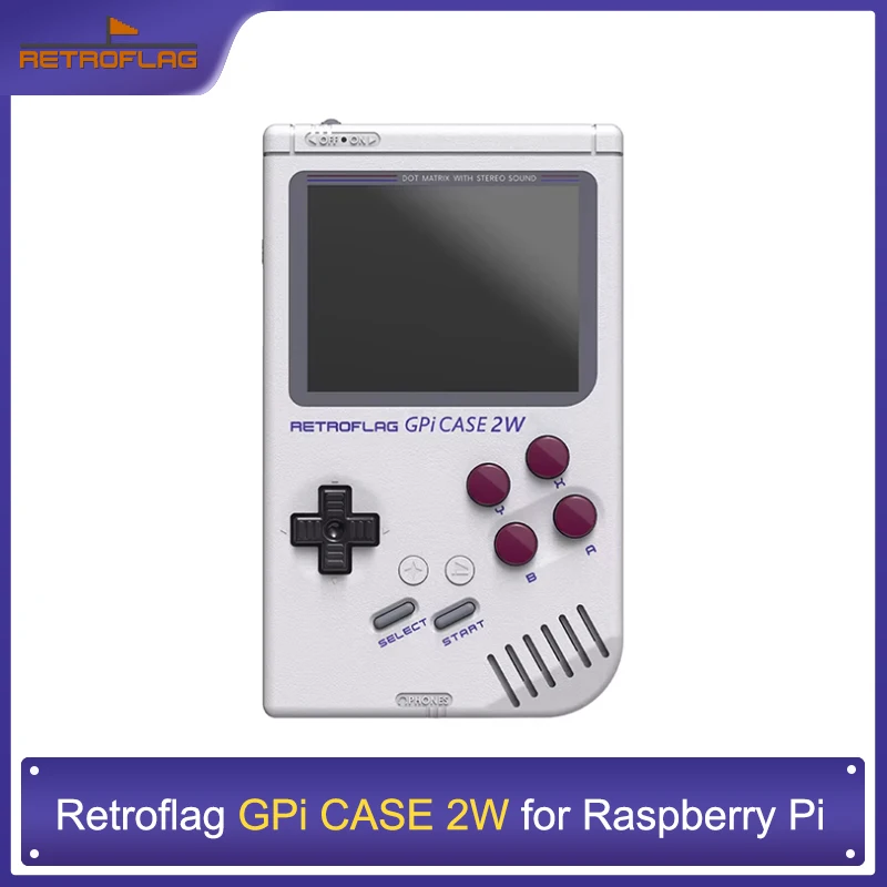 

Retroflag GPi CASE 2W Raspberry Pi Case GCase with Turbo Function 3.0” LCD Screen for Raspberry Pi Zero / Zero W / Zero 2W