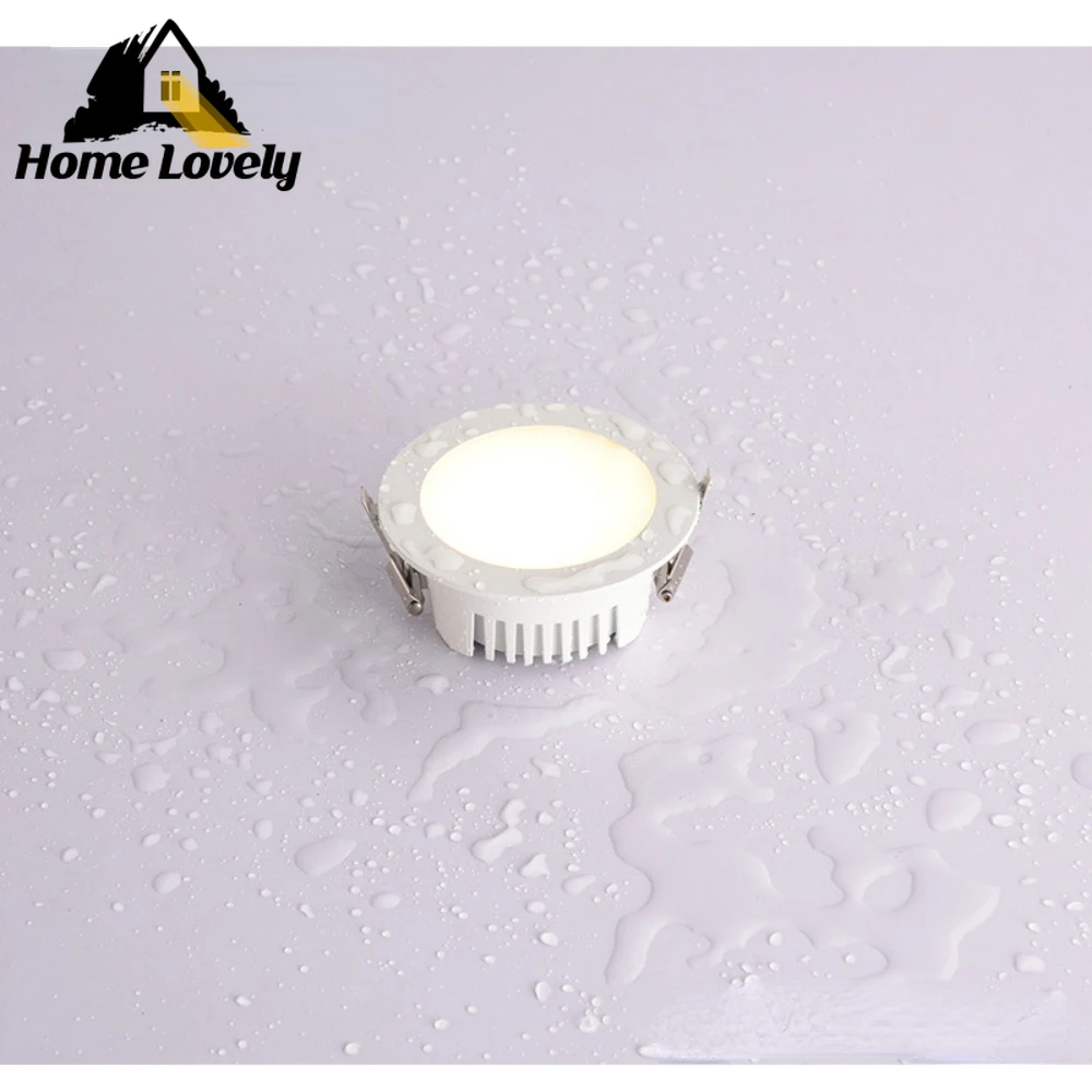 

Downlight Led 7W Anti Glare Spotlight Living Room/ Kitchen/Bedroom/Bathroom Waterproof Anti Fog Downlight Embedded Ceiling Lamp