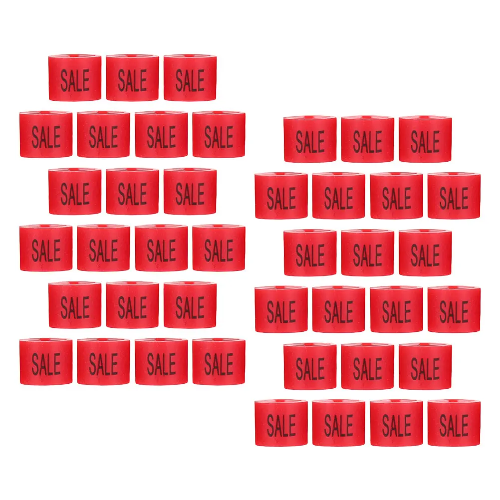 

50pcs Size Clip Tags Colored Sale Garment Markers Plastic Hangers Fold Assortment Kit practical Clothes Marker
