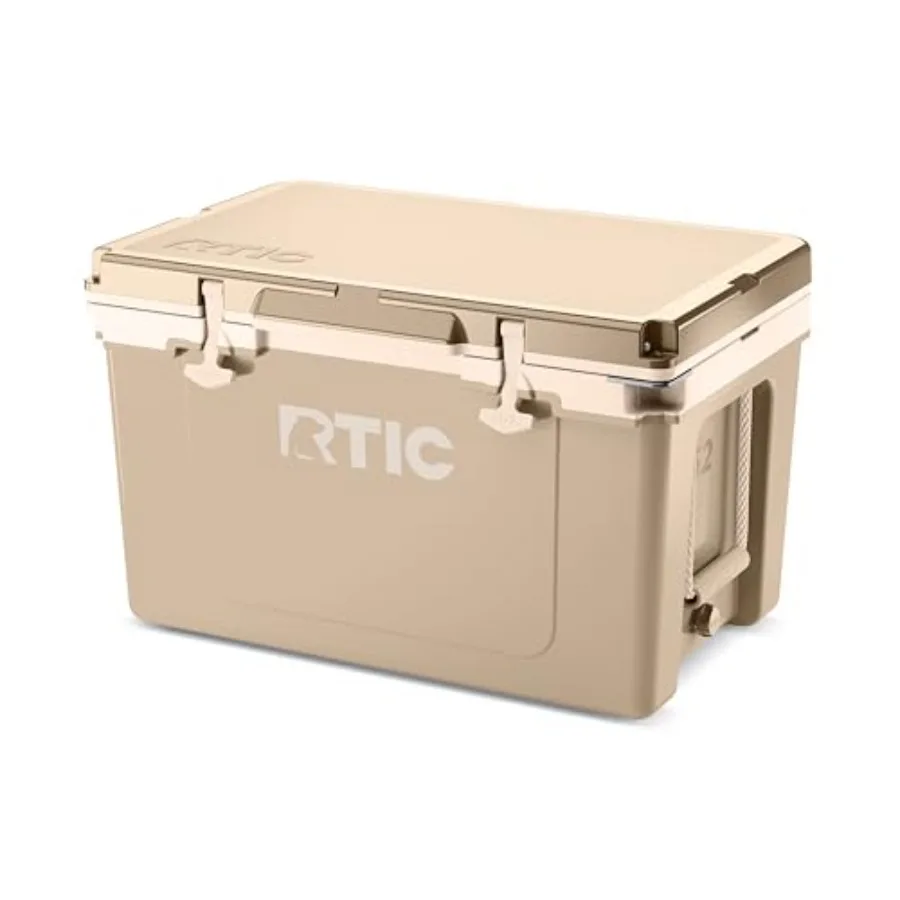 

UltraLight 52 Quart Hard Cooler Insulated Portable Ice Chest Box for Beach Drink Beverage Camping Picnic Fishing Boat Barbecue