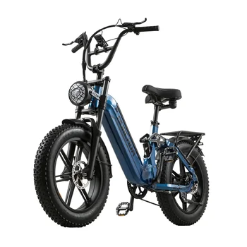 Image Fat tire electric mountain bike BURCHDA A20 750W 48V 20AH Integrated wheel electric city bicycle Shimano 7-Speed MTB ebike