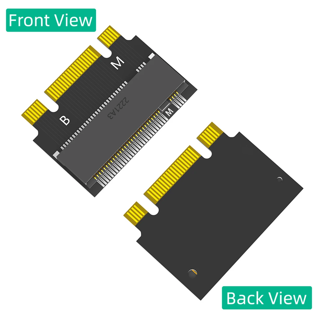 For M.2 NVME M-Key B+M 2230 to 2242 SATA-Bus SSD Extension Adapter Card for ThinkPad X270 X280 T470 T480 L480 T580 Serials