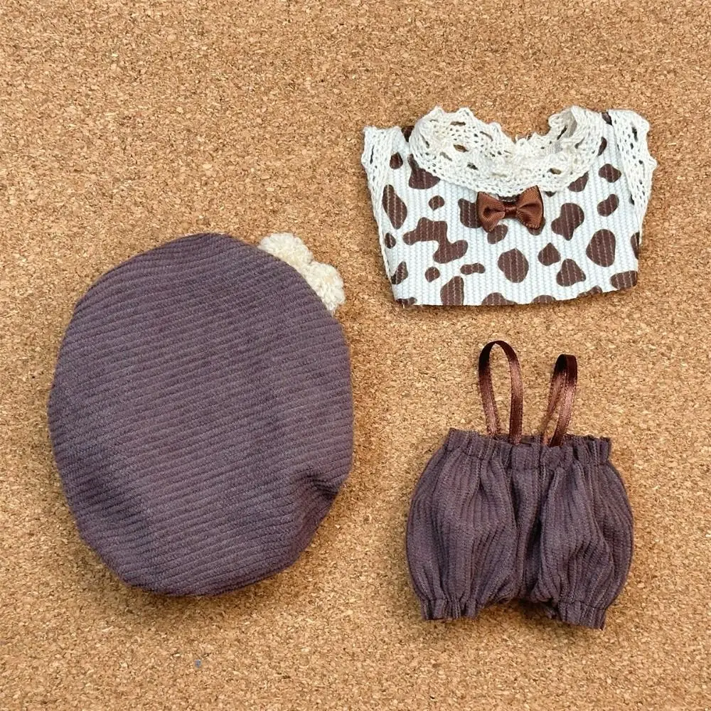 متعدد الألوان 10 سنتيمتر ملابس دمية القطن الزي الصغير دمية لوليتا فستان البدلة تقليم القطن دمية لوليتا الزي فستان أطفال بنات اللعب